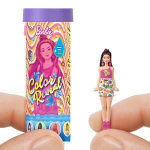 🌭9x Barbie Mini BarbieLand Color Reveal 1.5" Doll with Surprise Water Reveal